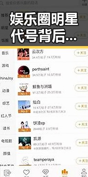 娱乐圈明星代号背后的秘密:从神秘符号到走红利器